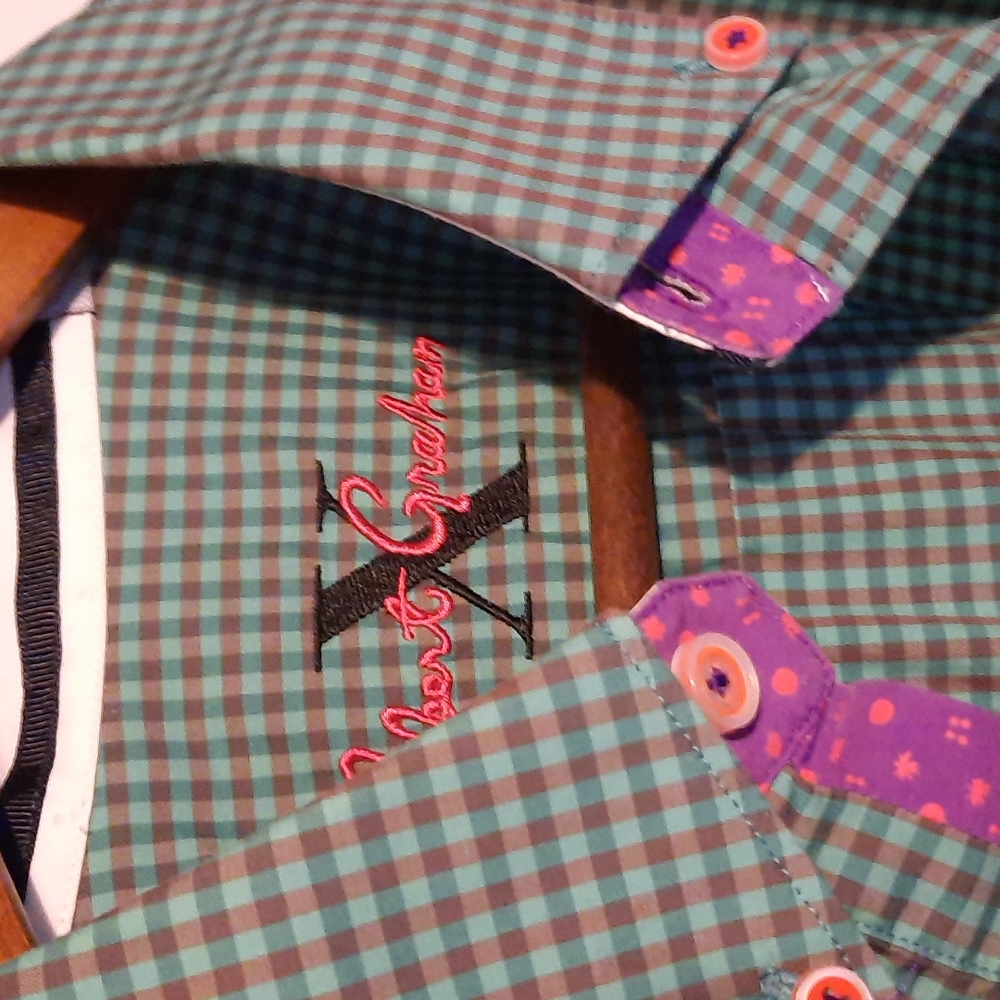 Robert Graham X flip cuff long sleeve shirt